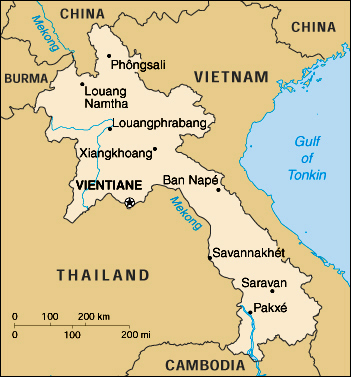 lao map